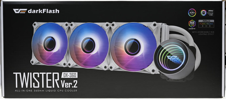 darkFlash TWISTER DX-360二代一體式水冷簡介及測試