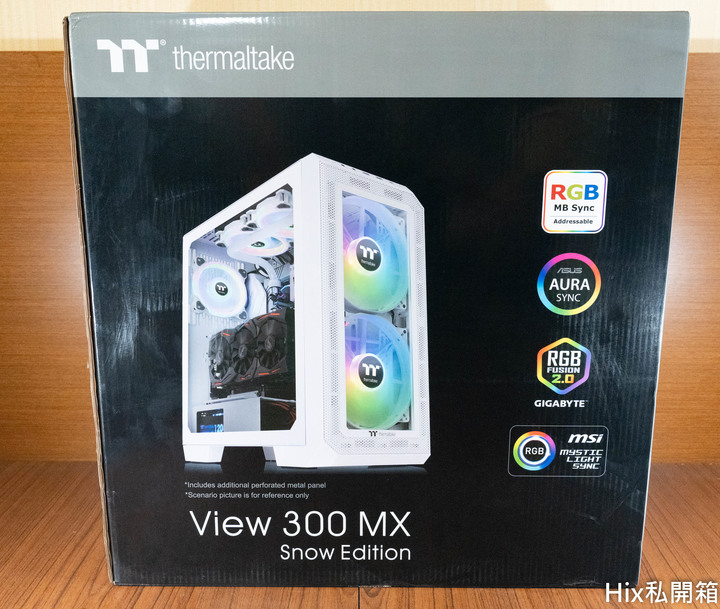 【開箱】白色巨塔 曜越TT View 300 MX SNOW雪白版