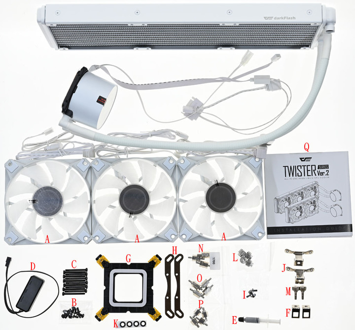 darkFlash TWISTER DX-360二代一體式水冷簡介及測試