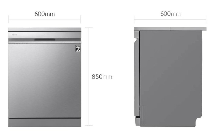 LG QuadWash™ Steam四方洗蒸氣洗碗機，聰明四方洗、蒸的好安心