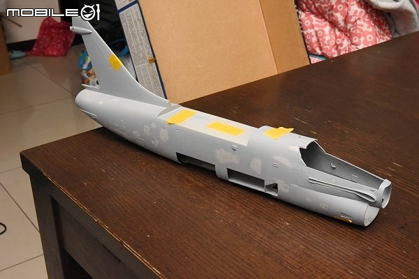[模型製作記] 1/32 A-7E 戰鬥紅雞