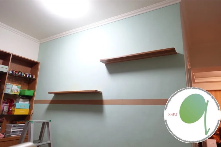 牆壁也要換新衣之青葉雅典娜仿清水模塗料