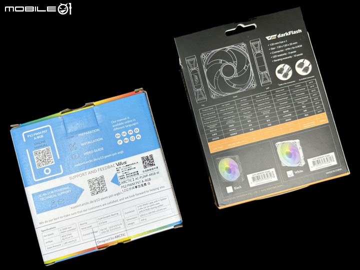 DarkFlash S101 ARGB風扇 +九州風神 AK620散熱器測試
