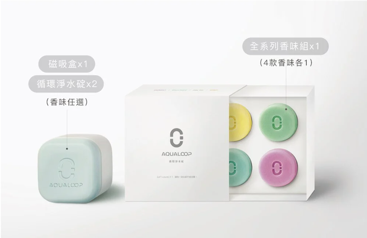 AQUALOOP淨水碇 讓廢水變清潔液的小玩意~