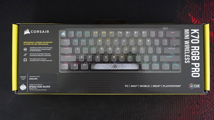 【開箱】賊船首把60%無線鍵盤!! CORSAIR K70 PRO MINI WIRELESS開箱