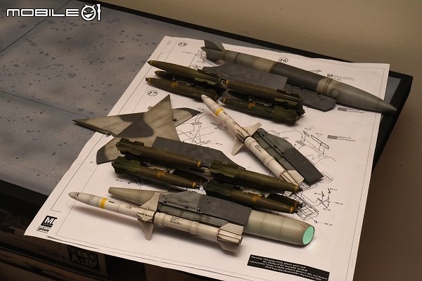 [模型製作記] 1/32 A-7E 戰鬥紅雞