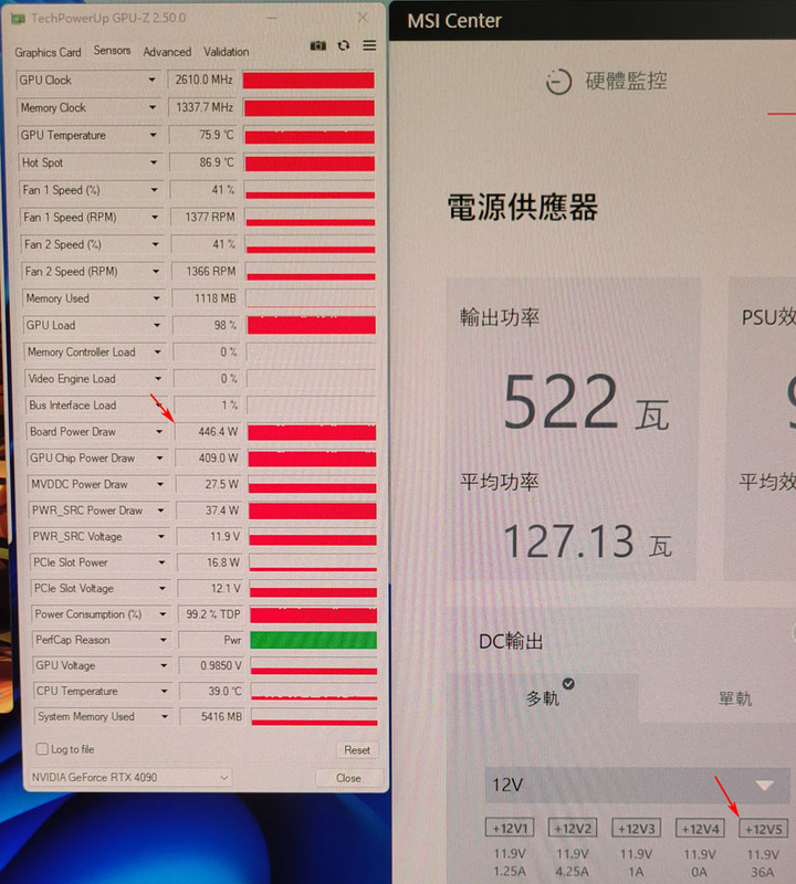 近期12VHPWR接頭異常拙見及一些溫度測試