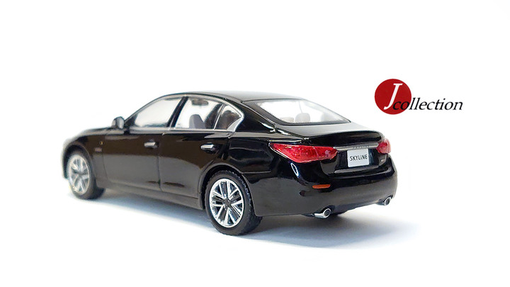 三大品牌1:43比例黑色Infiniti Q50模型車特色分享