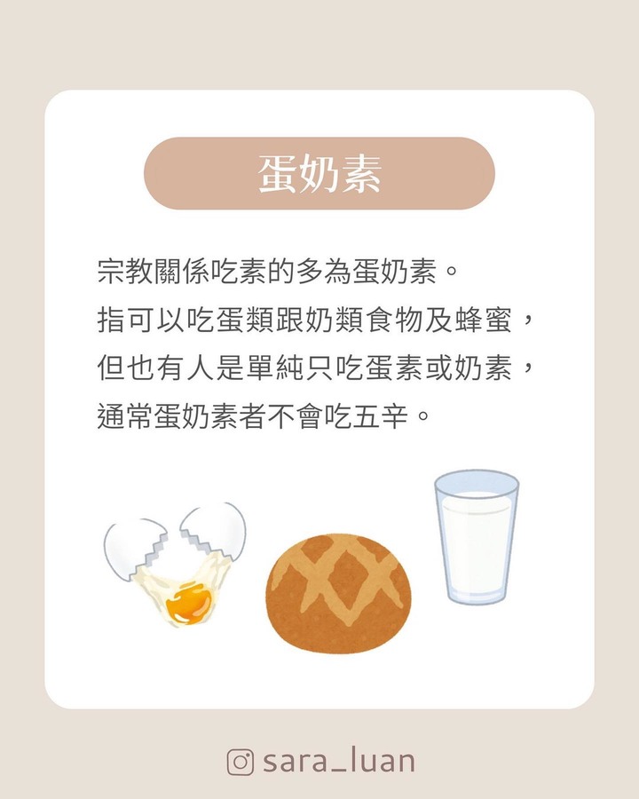 素食種類好多，但其實真的很好分辨的！