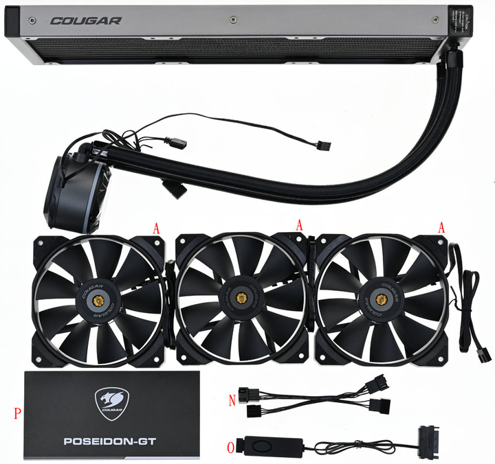Cougar Poseidon GT 360一體式水冷散熱器簡介及測試