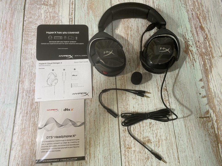 HyperX Cloud Stinger 2 電競耳機 影音遊戲好伴侶、DTS Headphone:X 空間技術加持
