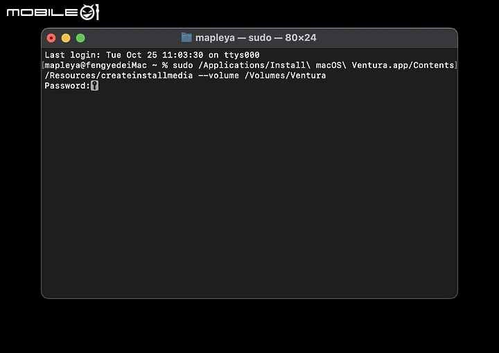 點我看大圖 製作 macOS Ventura USB 安裝隨身碟