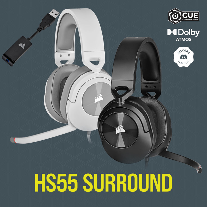CORSAIR HS55 SURROUND，不容你忽視，即刻邁向海盜不歸路