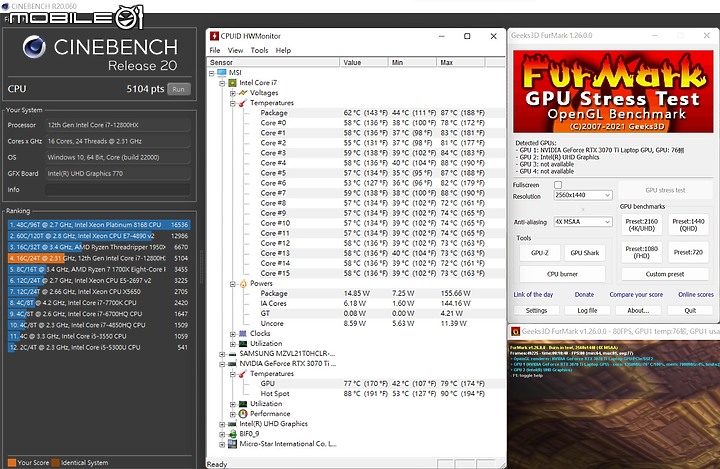 MSI Raider GE67 HX 測試報告｜240Hz OLED 螢幕打造頂級視覺體驗！