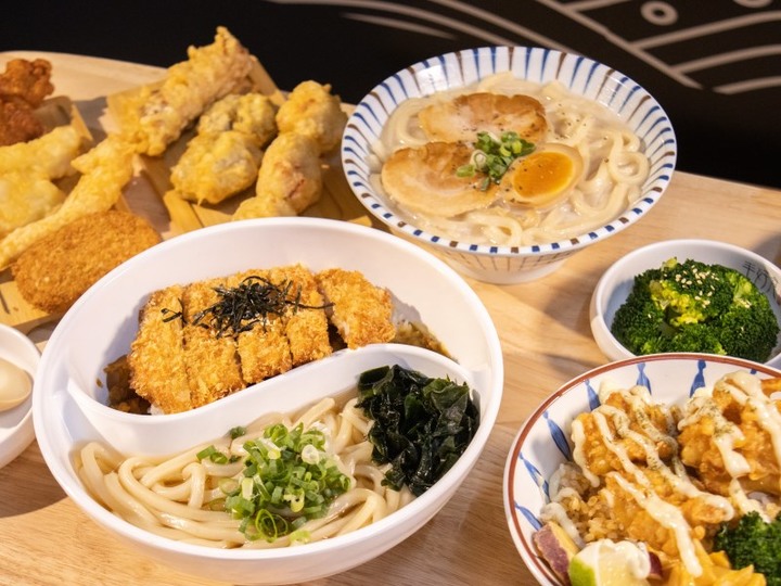 台中平價日料【丰樂食堂】讚岐烏龍、豬排咖哩百元享雙拼!