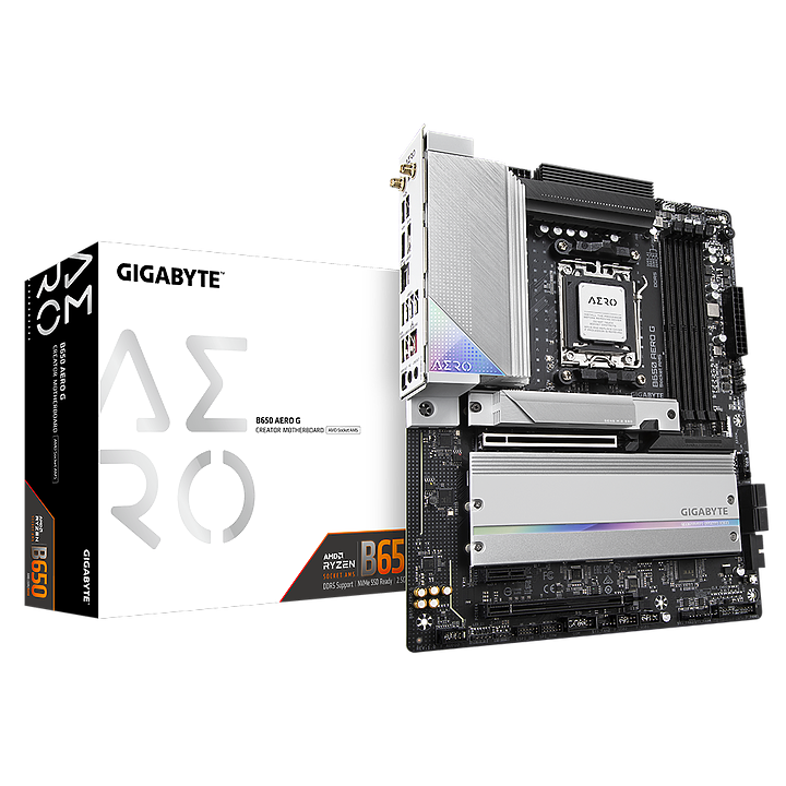點我看大圖 入門創作系無光害 GIGABYTE B650 AERO G / AMD R7 7700X 開箱