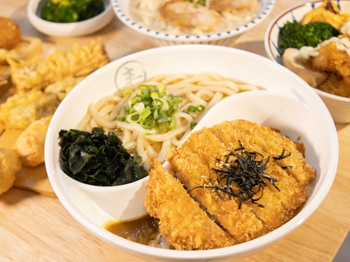 台中平價日料【丰樂食堂】讚岐烏龍、豬排咖哩百元享雙拼!