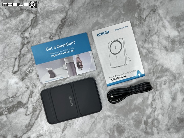 Anker 622 MagGo 5000mAh 磁吸無線行動電源