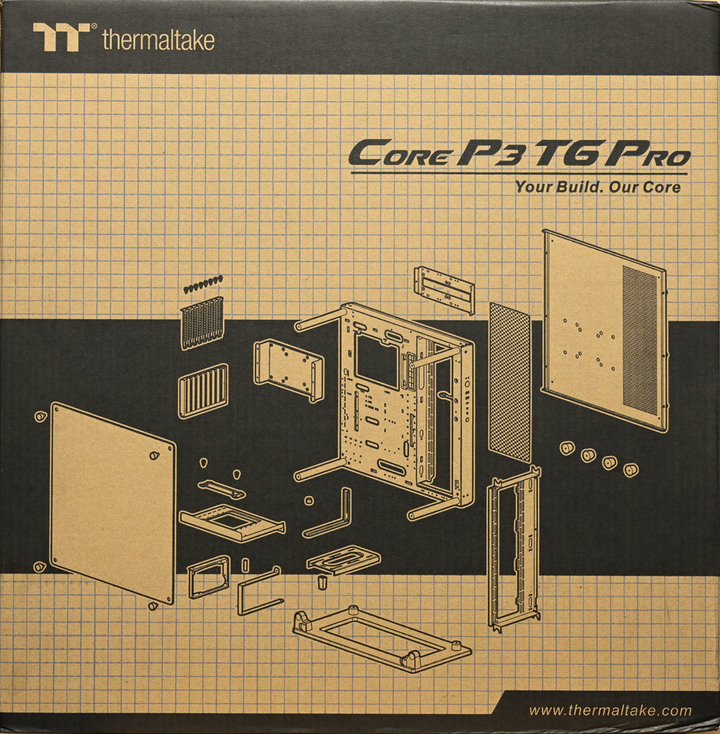 Thermaltake Core P3 TG Pro Snow Edition機殼開箱
