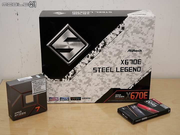點我看大圖 銀白風格 X670E Steel Legend WiFi 開箱