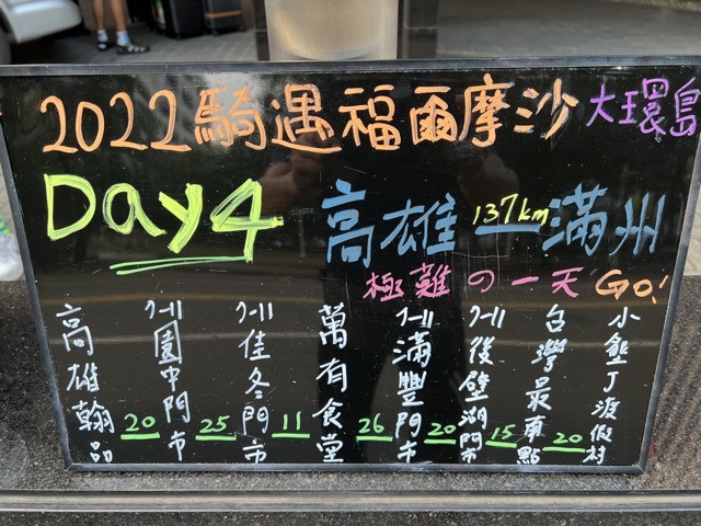 (2022秋) 🚴🚴 捷安特四極點大環島