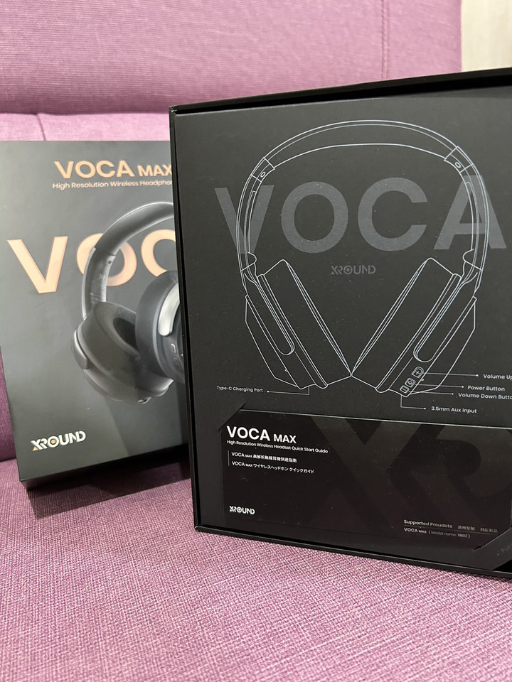 XROUND VOCA MAX耳罩式降噪耳機熱騰騰開箱