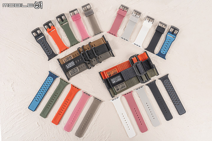 UAG x Apple Watch錶帶開箱|改款新品連發,軍風簡潔我都要!