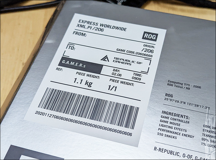 ROG Flow Z13不專業開一下箱