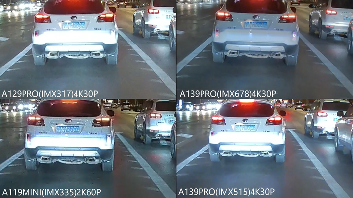 點我看大圖 2022新款A139 PRO 3CH (IMX678,starvis 2代)對比,夜間驚喜連連