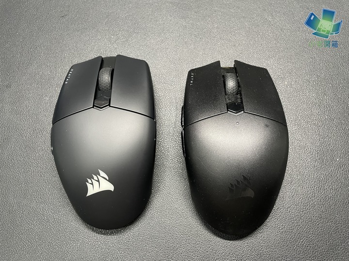 點我看大圖 【小宅開箱】海盜船迷你三角刃減重啦!Corsair Katar Elite Wireless無線三模電競滑鼠開箱