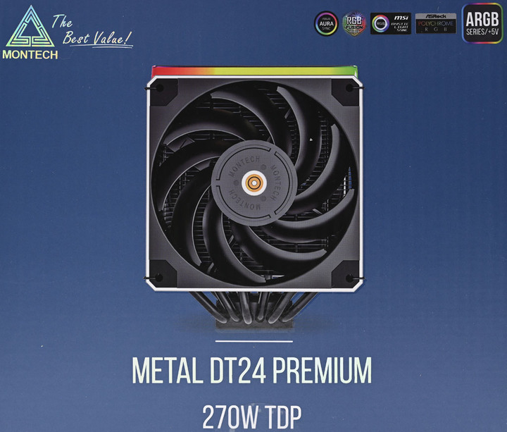 MONTECH METAL DT24 PREMIUM散熱器簡介及測試