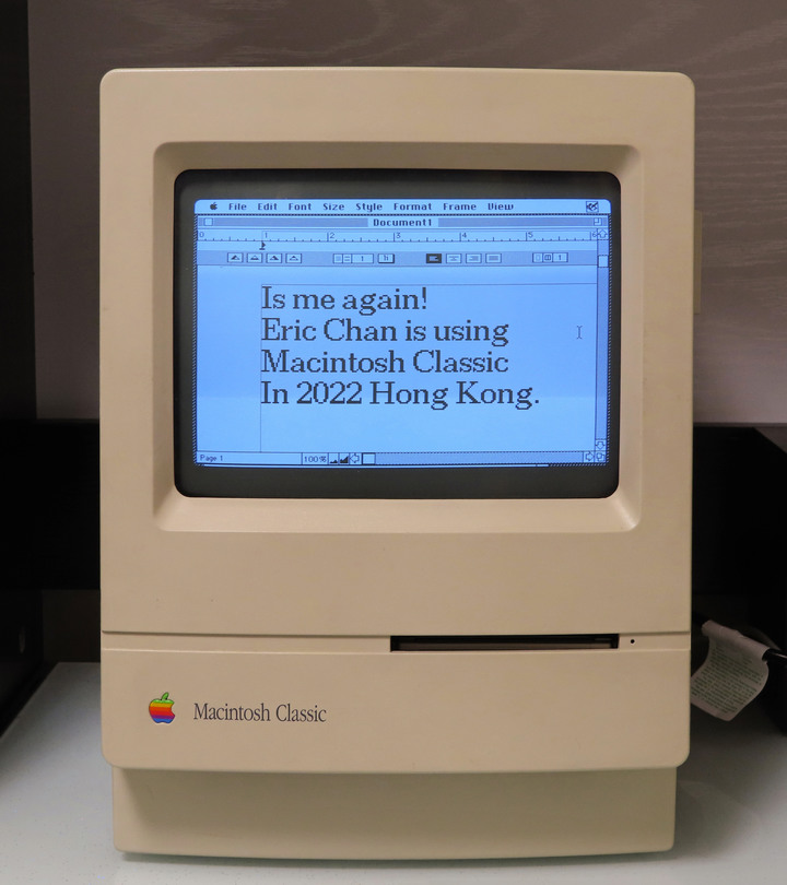 點我看大圖 【攝影分享】用肥皂水把Macintosh Classic救回來了