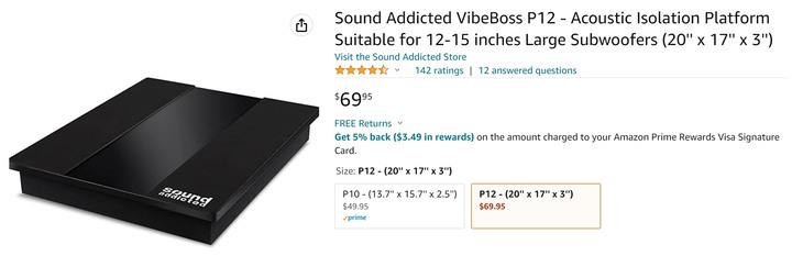 Sony HT-A7000 重低音箱 SA-SW5 墊材