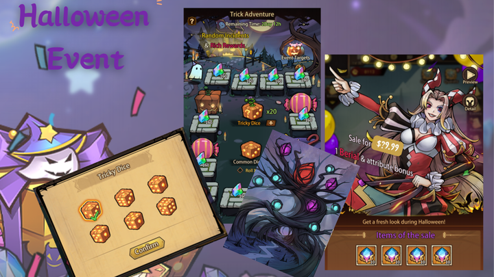 Adelamyth: Casual Idle RPG在万圣节活动推出全新主题皮肤!