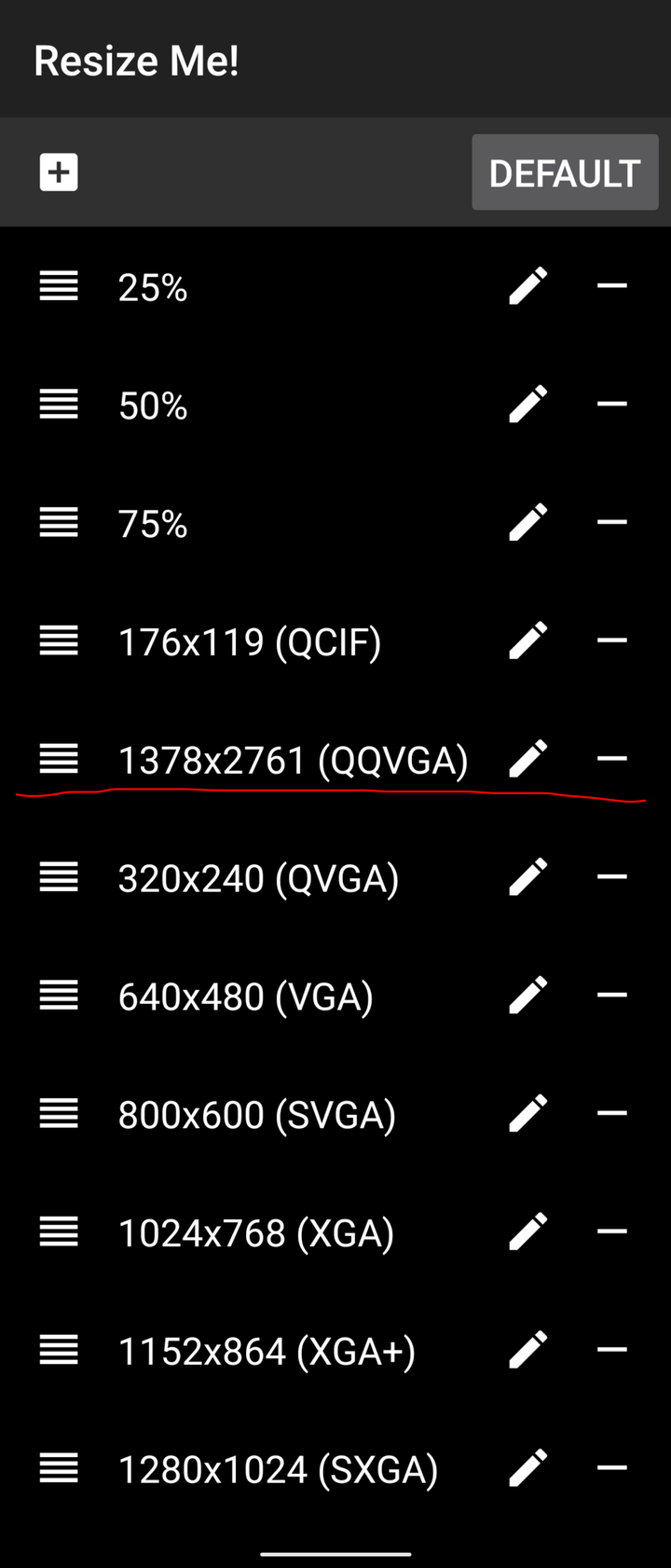 Resize Me! APP使用問題
