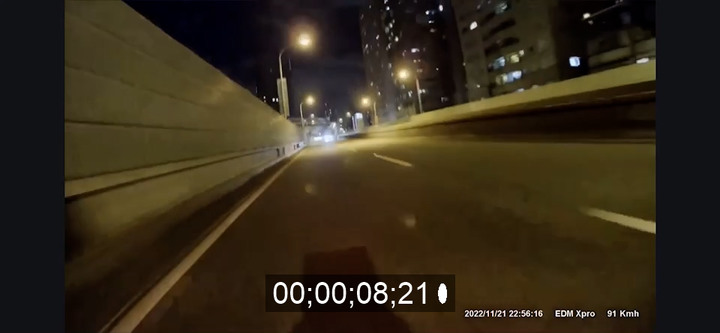 台64超速追撞那個到底騎多快，算給你看