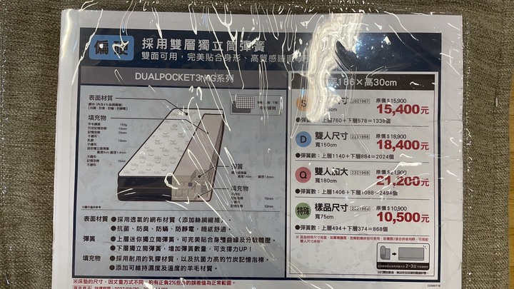 尋尋覓覓的床墊試躺行(4家分享：IKEA、宜得利、EMMA、仙度瑞拉)