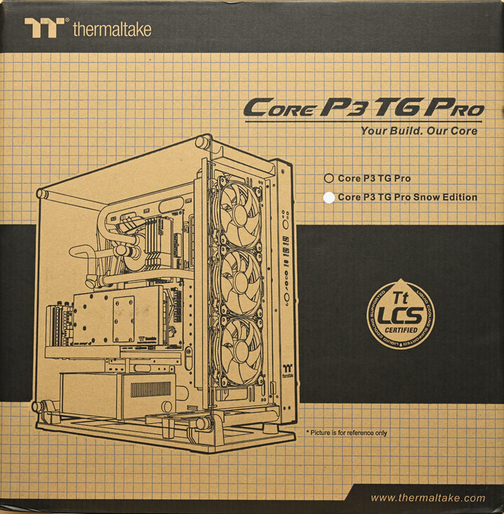 Thermaltake Core P3 TG Pro Snow Edition機殼開箱