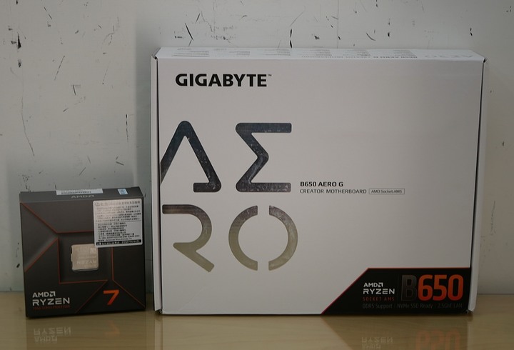 入門創作系無光害 GIGABYTE B650 AERO G / AMD R7 7700X 開箱