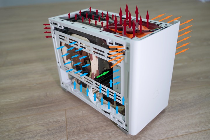 點我看大圖 13900K+RTX4090風冷ITX打造銀白Mac風遊戲機 《白銀戰姬》 by NR200 + G502 X Lightspeed + ROG Strix Scope NX TKL