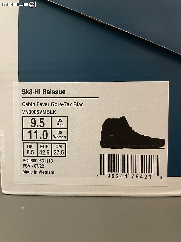 VANS VAULT VLT SK8-HI REISSUE NOTCHBACK GTX *CABIN FEVER* 開箱體驗