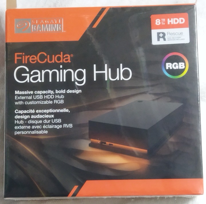 （開箱）Seagate FireCuda Gaming Hub 8TB