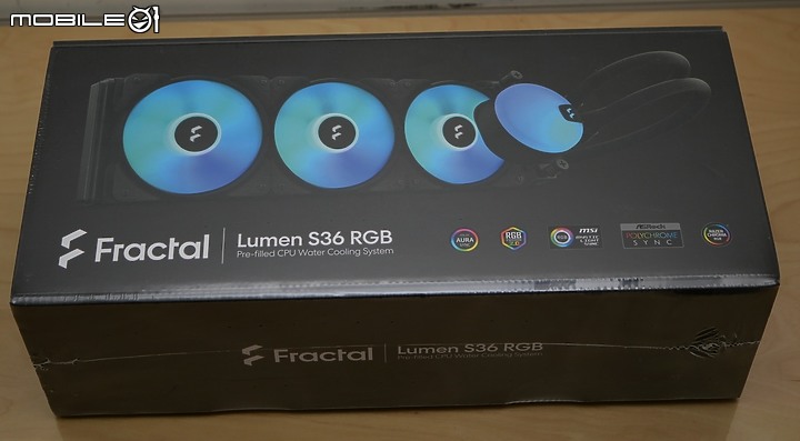 [開箱] Aspect RGB 風扇 FD Lumen S36 RGB v2