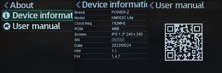 點我看大圖 POWER-Z KM002C Lite USB電壓電流表開箱