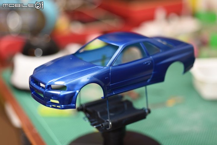 [模型製作記] TAMIYA 1/24 NISSAN SKYLINE R34