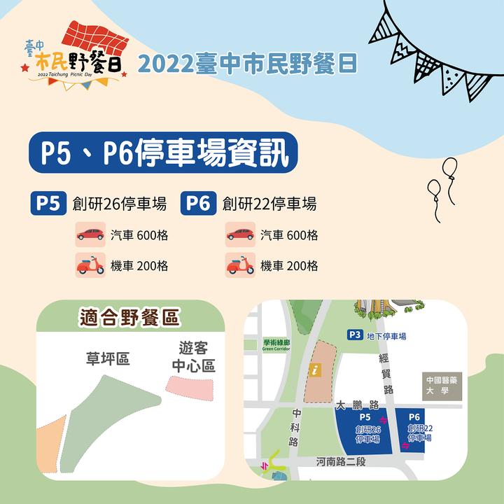 首屆台中市民野餐日12/11中央公園登場，交通懶人包看這裡