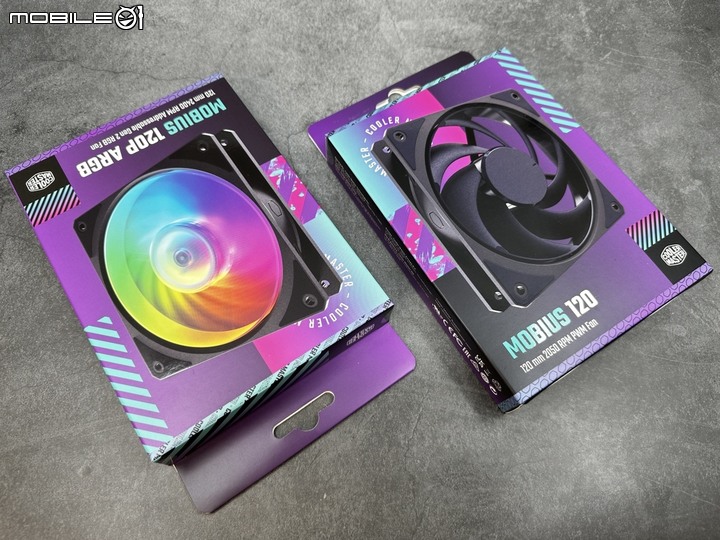 [開箱]酷碼新風扇 Mobius 120 / Mobius 120P ARGB