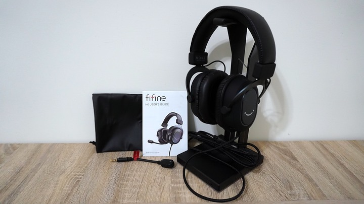 【開箱】FIFINE首支電競耳機!! FIFINE H6 7.1聲道RGB耳罩式電競耳機輕開箱
