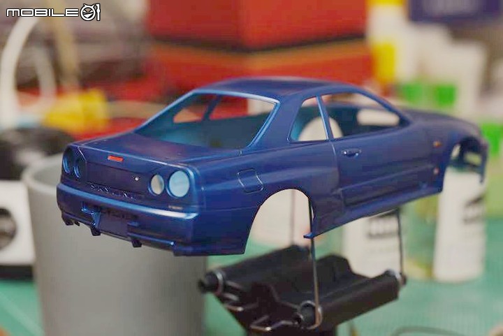 [模型製作記] TAMIYA 1/24 NISSAN SKYLINE R34