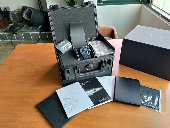 [不專業開箱] Blancpain 50噚+OMEGA 海馬+PANERAI Radiomir PAM995
